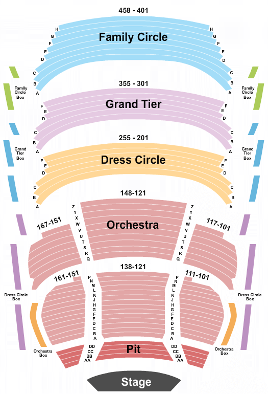 Moulin Seating Chart